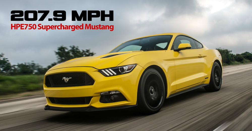 HPE750 Supercharged Mustang