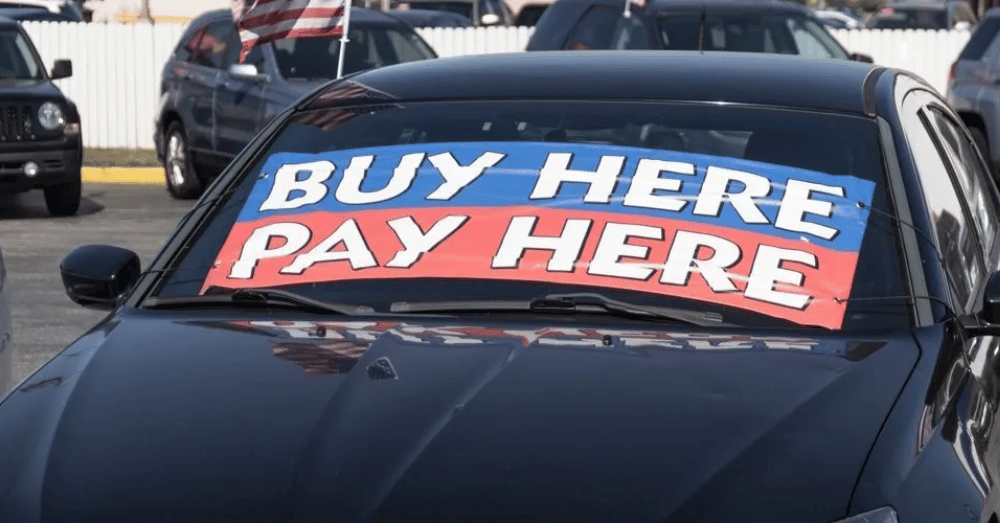 Buy Here Pay Here - how to buy a car with poor credit - banner