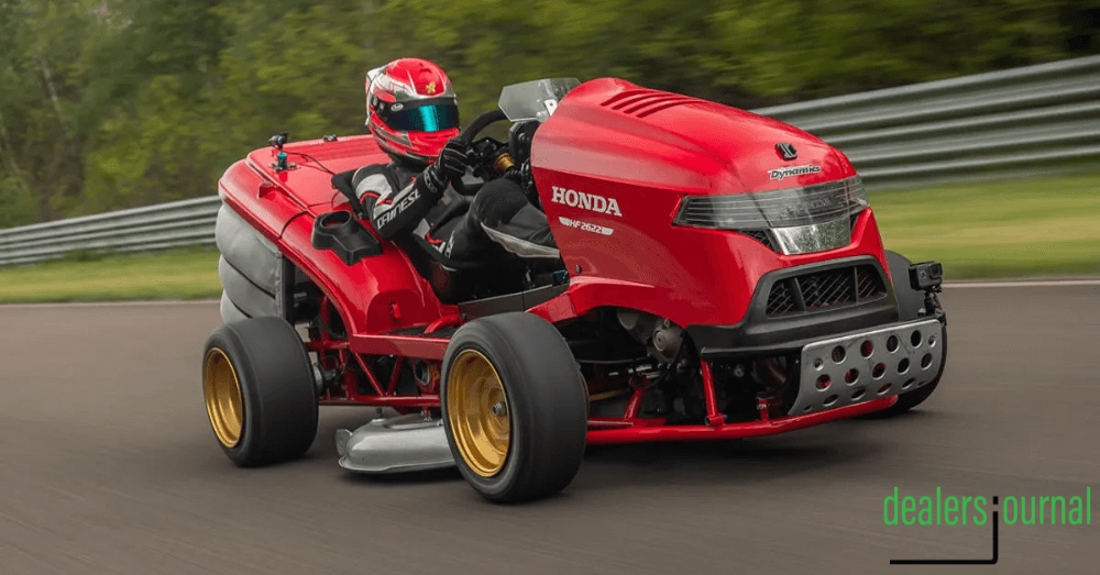 Race for the Title of Fastest and Most Expensive Lawnmower